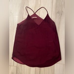 Velvet halter style tank